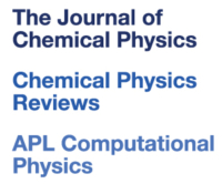 Logo text for the Journal of Chemical Physics, Chemical Physics Reviews and APL Computational Physics.