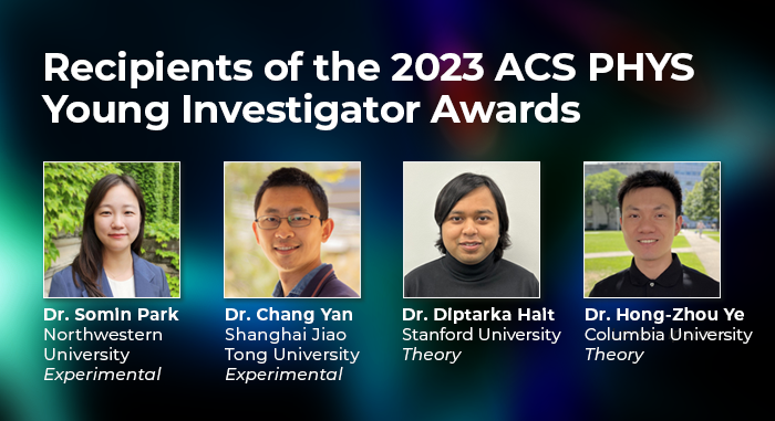 2023 Young Investigator Award Winners Announced!